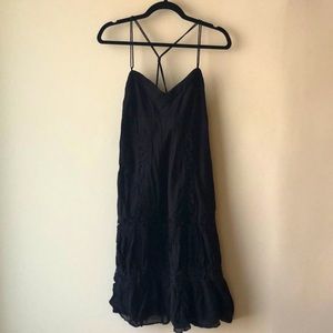 Black mid length American Eagle dress